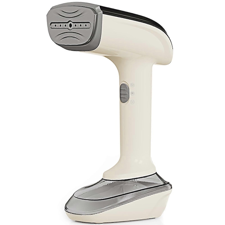 Aburitor vertical de mana E30-A173-e-11899-CJ, 1200W, rezervor 300 ml, cap cu 7 orificii, pliabil, crem/gri
