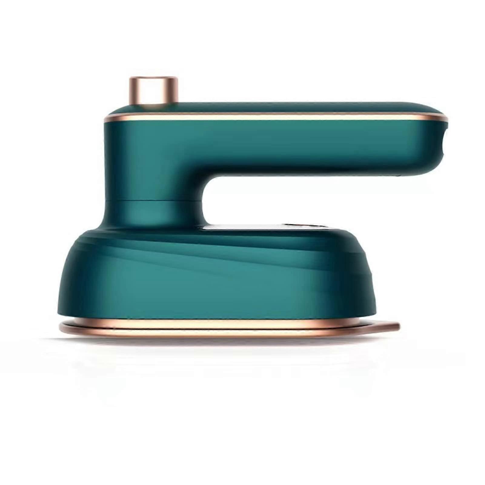 Fier de calcat portabil si aburitor vertical E30-A173-e-11671-CJ, talpa din titan, abur continuu si functie Shot of Steam, rezervor integrat, 33W, cablu 1.4 m, verde teal