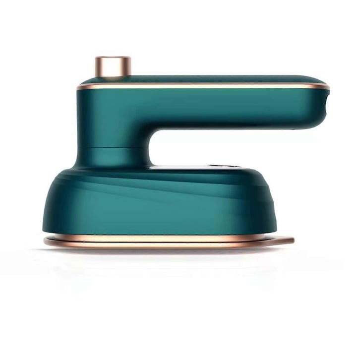 Fier de calcat portabil si aburitor vertical E30-A173-e-11671-CJ, talpa din titan, abur continuu si functie Shot of Steam, rezervor integrat, 33W, cablu 1.4 m, verde teal