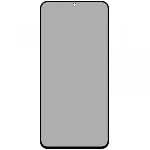 Folie de protectie Ecran Privacy OEM Updated pentru Xiaomi Redmi Note 14 5G, Sticla Securizata, Full Glue