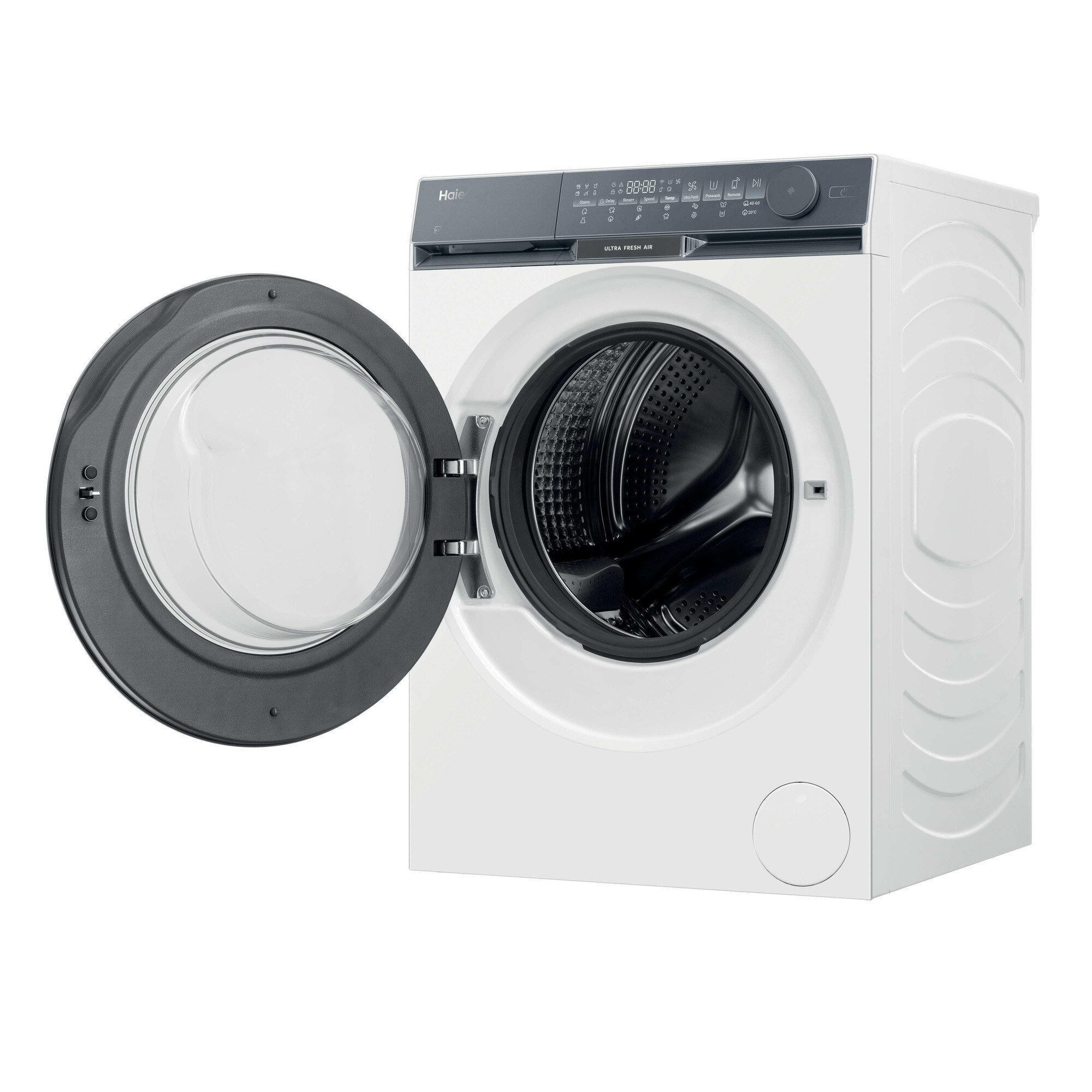 Masina de spalat rufe Haier HW100-B14387U1-S, 10 kg, 1400 rpm, clasa A-30%, motor Direct Motion, Ultra Fresh Air, WiFi/ hOn app, ABT, Refresh, alba