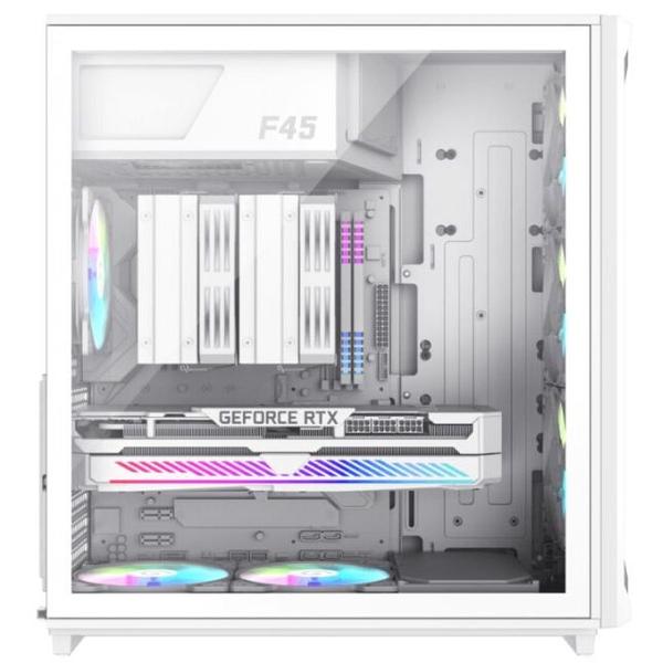 Carcasa Gamemax F46, Mini Tower, tempered glass (Alb)