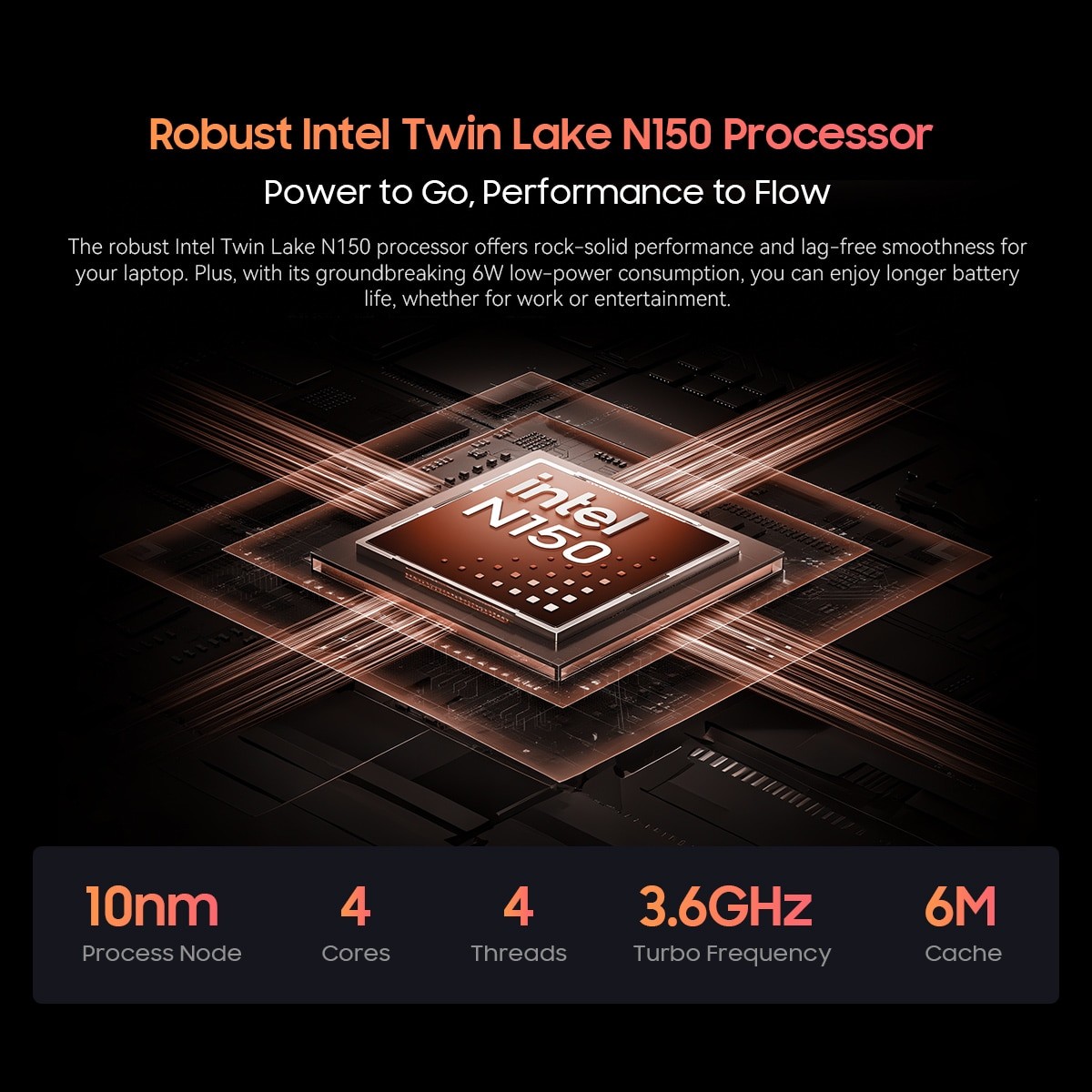 Laptop Blackview Acebook 6, 16GB DDR4 512GB SSD, Intel N150 3.6GHz/ Intel UHD Graphics, Win11 Home, 38Wh, 15.6" FHD+, HDMI 2.0, Bluetooth 5.0, USB 3.0, WLAN 5G, Gri