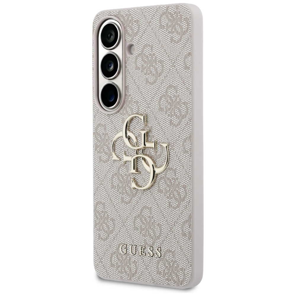 Carcasa Guess 4G Big Metal Logo compatibila cu Samsung Galaxy S26 Plus, Roz