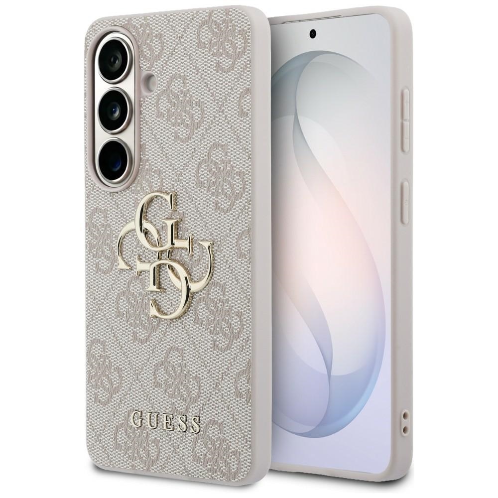 Carcasa Guess 4G Big Metal Logo compatibila cu Samsung Galaxy S26 Plus, Roz