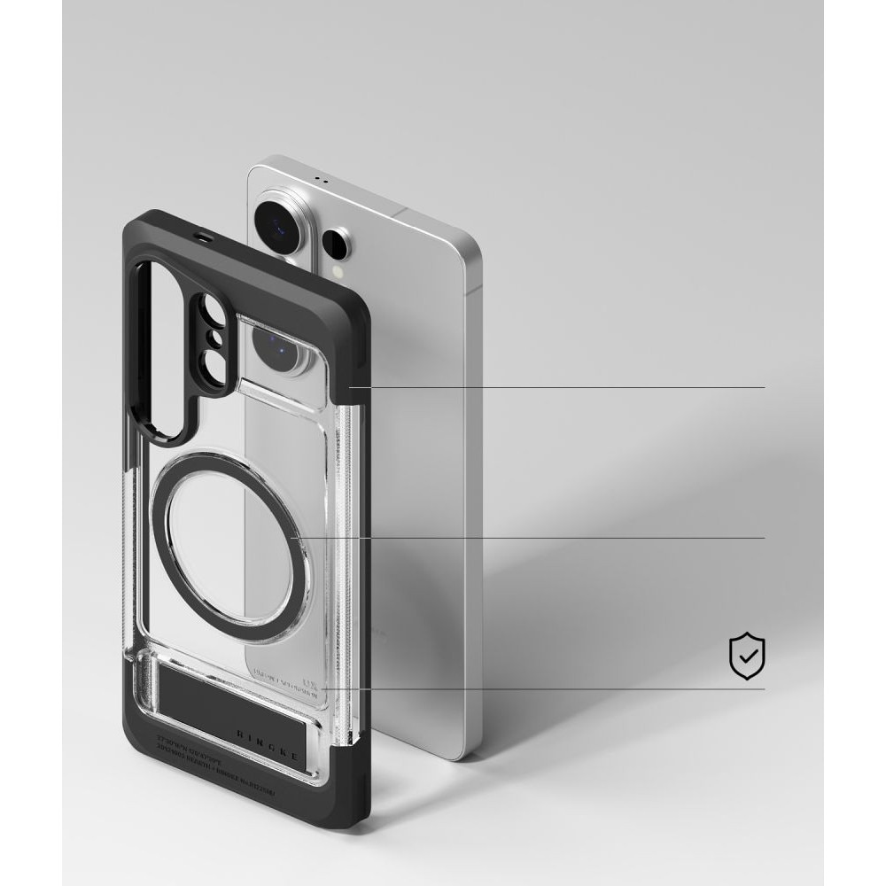 Carcasa Ringke UX cu MagSafe compatibila cu Samsung Galaxy S26 Ultra, Transparent