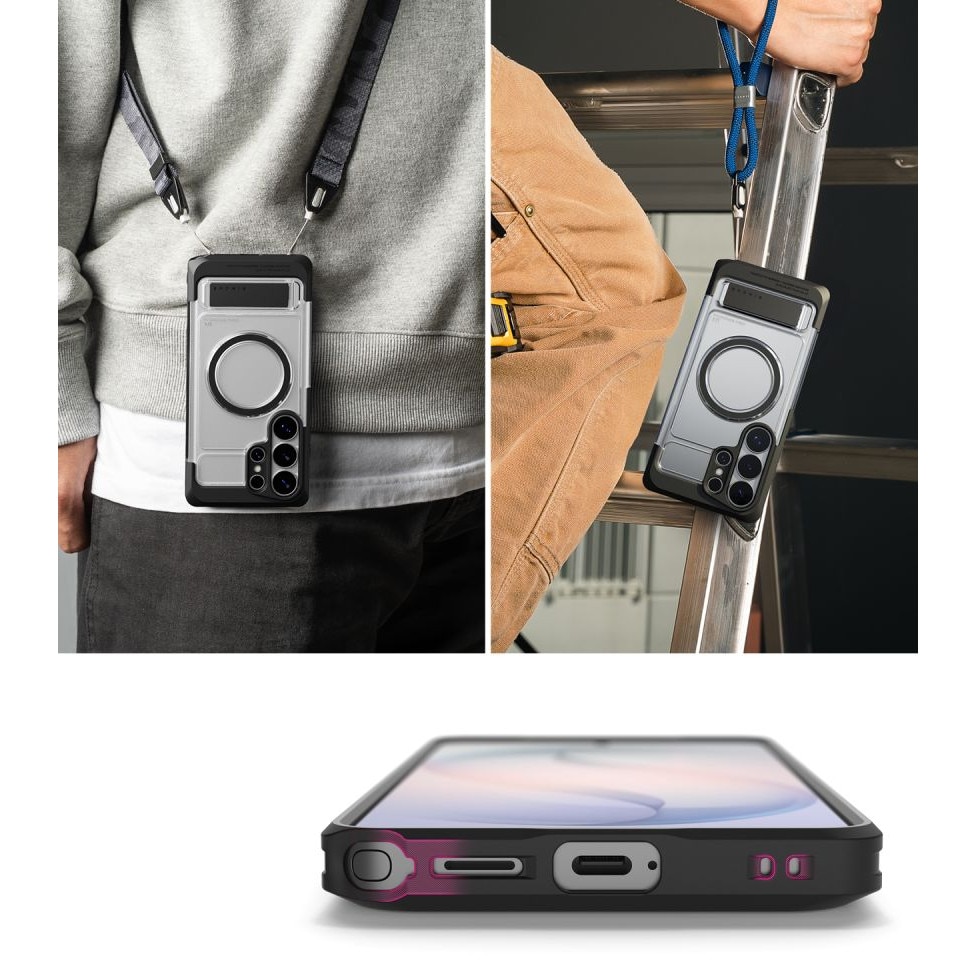 Carcasa Ringke UX cu MagSafe compatibila cu Samsung Galaxy S26 Ultra, Transparent