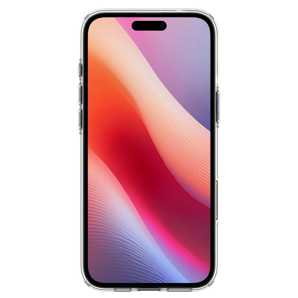 Carcasa Spigen Liquid Crystal compatibila cu iPhone 16 Crystal Clear
