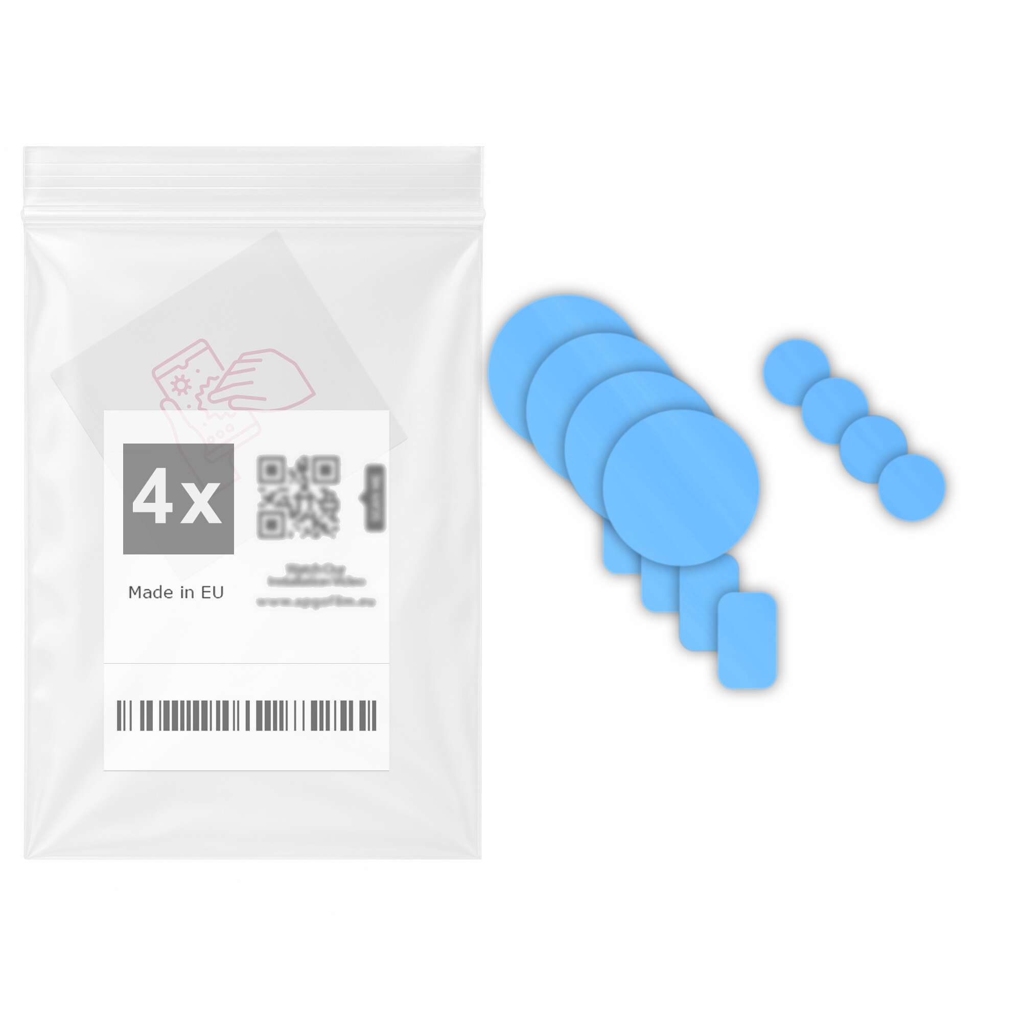 Set de 4 sticle de protectie pentru Nubia Z80 Ultra – apgo, camera sticla pentru obiectivul camerei telefonului, full glue, 9H, anti-zgarieturi