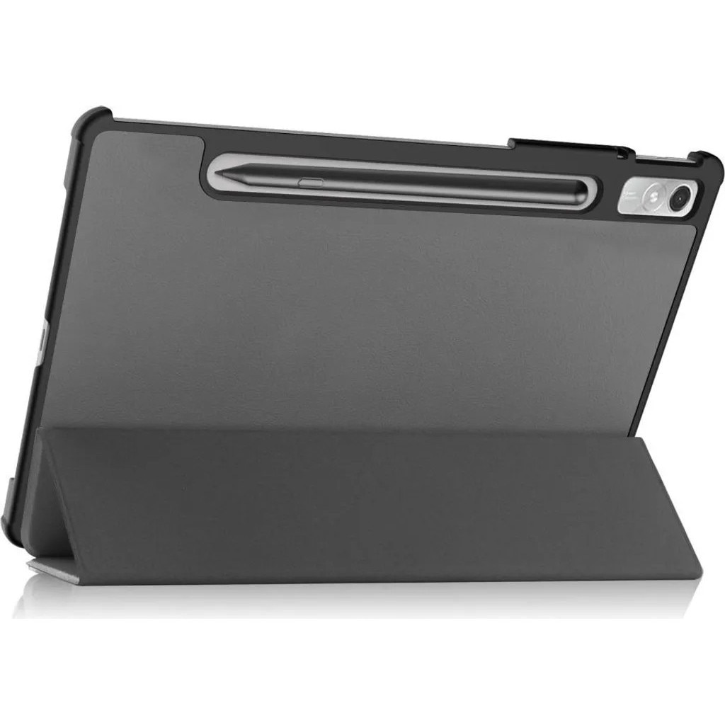 Husa tableta pentru Lenovo Tab P11 Pro Gen 2, tri-fold stand cu functie sleep/wake si suport stylus, gri, model K0345-0808-KFCJ-xw192