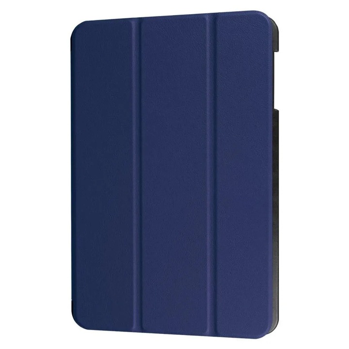 Husa tri-fold pentru Samsung Galaxy Tab A 10.1 (2016) K0345-0808-KFCJ-xw105, functie sleep/wake si suport stand, albastru