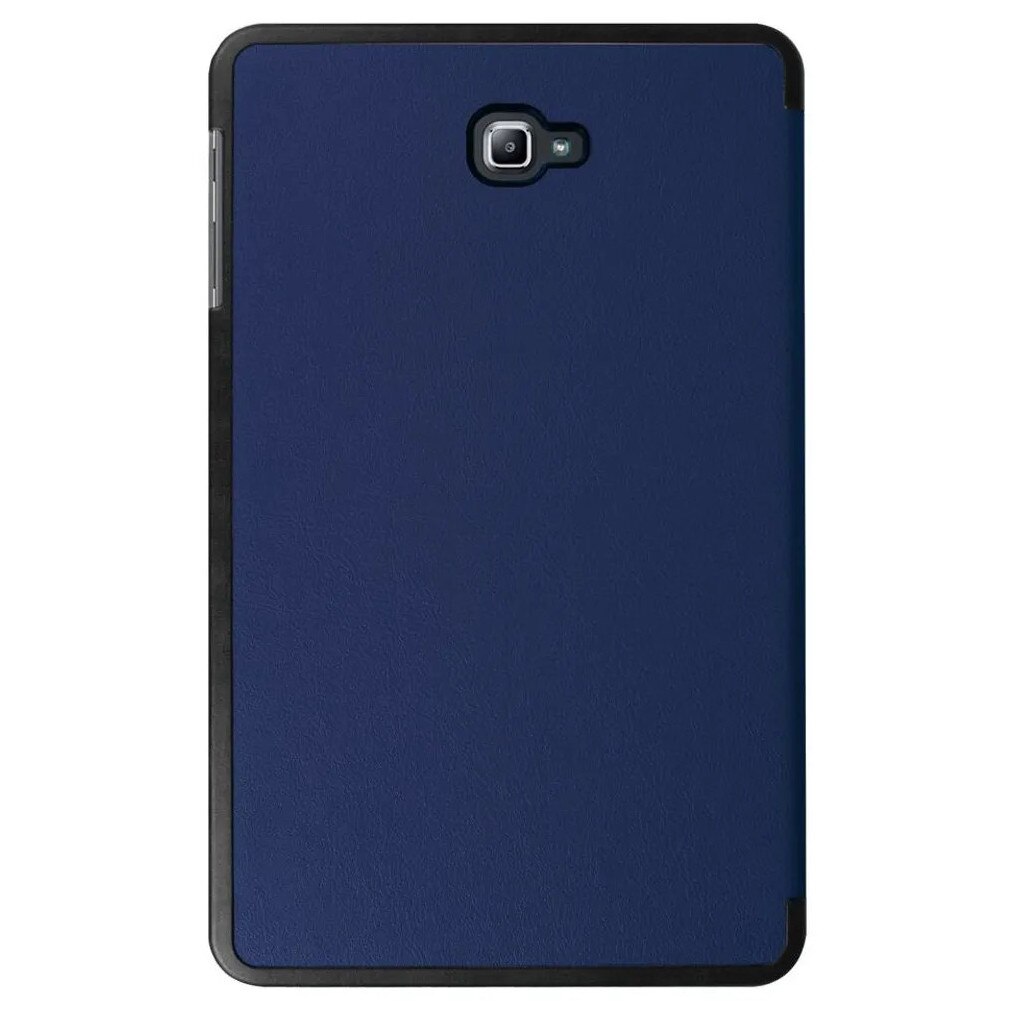 Husa tri-fold pentru Samsung Galaxy Tab A 10.1 (2016) K0345-0808-KFCJ-xw105, functie sleep/wake si suport stand, albastru