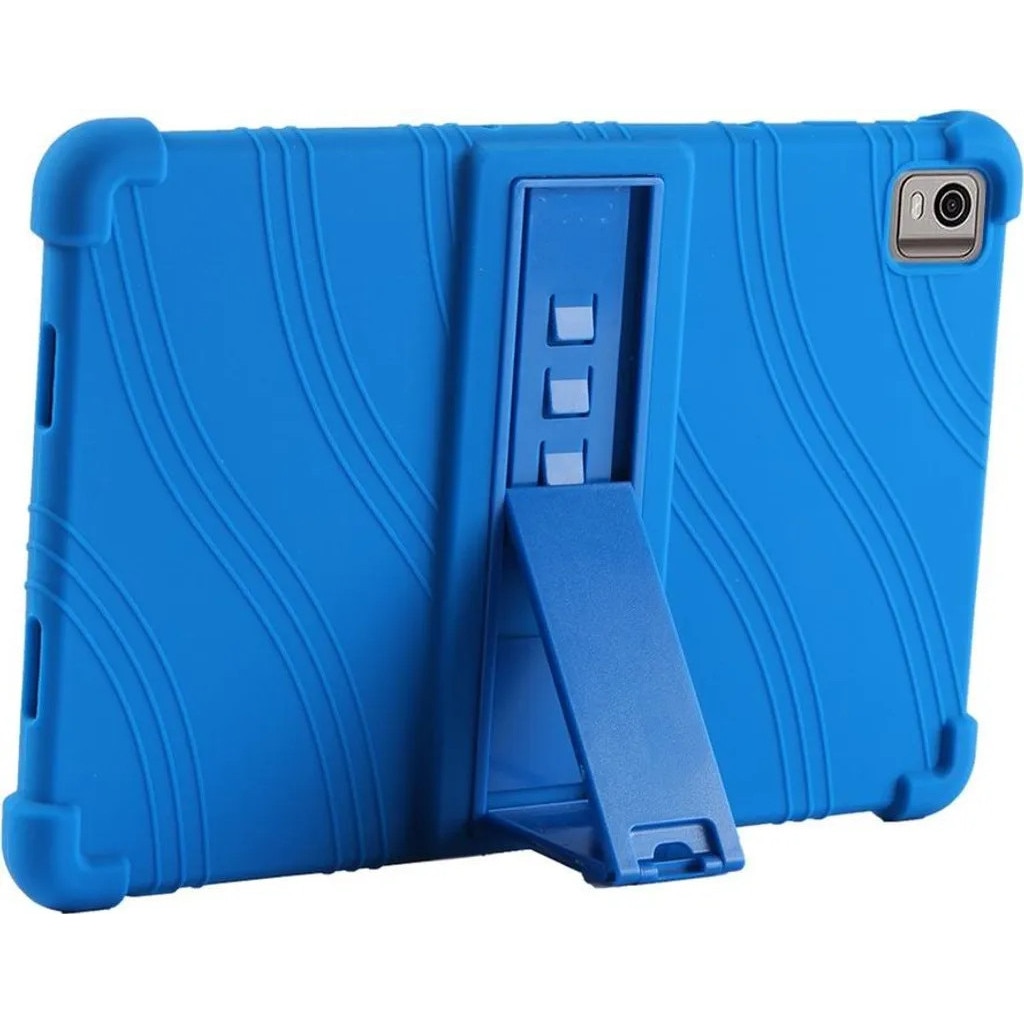 Husa pentru tableta Nokia T21, K0345-0808-KFCJ-xw305, rezistenta cu suport kickstand rotativ si colturi intarite, negru