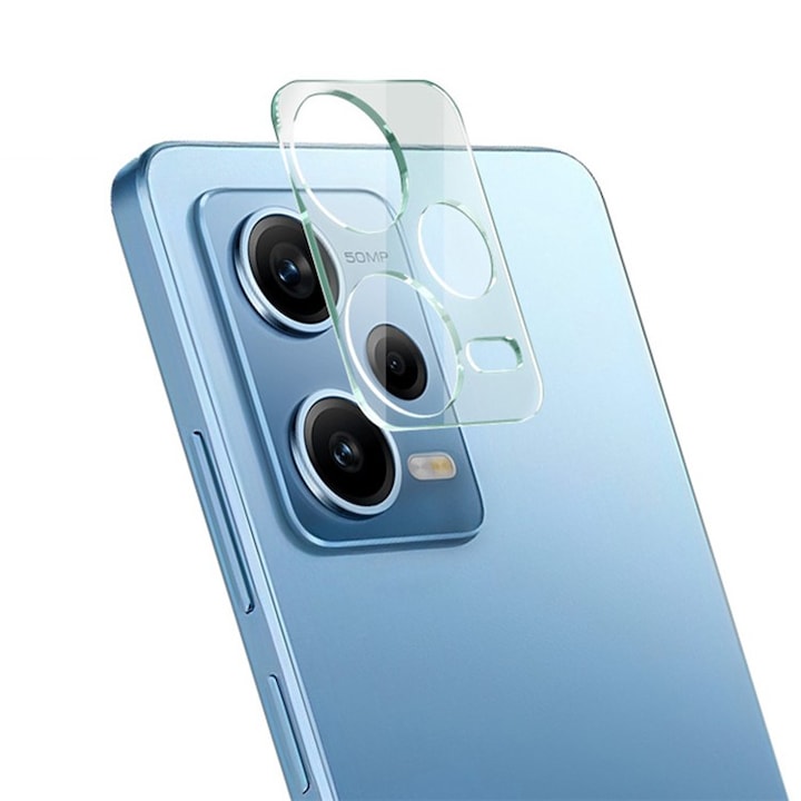 Protector camera telefon, Tech Armor, Sticla, Pentru Xiaomi Redmi Note 12 Pro, Transparent