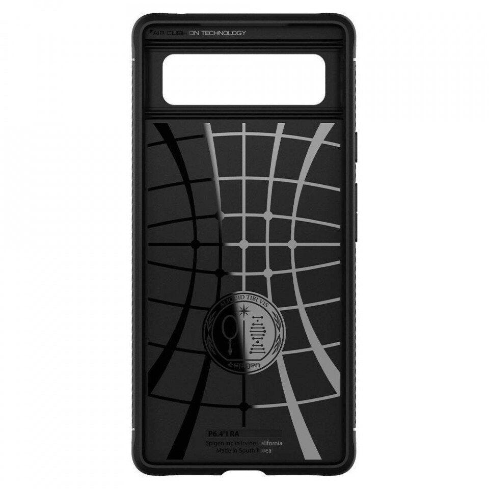 SPIGEN Rugged Armor - Husa telefon - compatibil cu Google Pixel 6 – - Anti-soc - culoare Negru