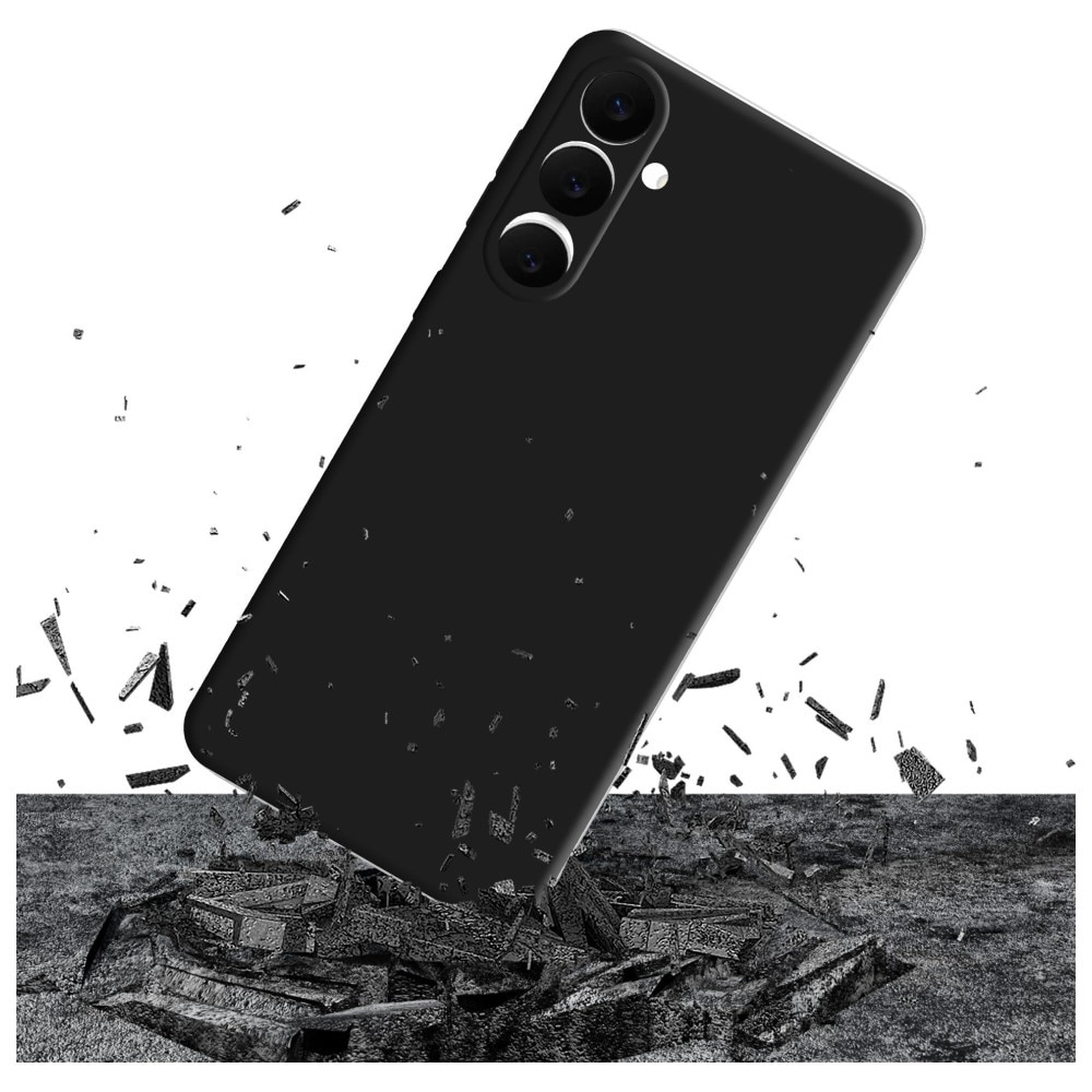 Carcasa 3mk Matt Case Pro compatibila cu Samsung Galaxy S25 FE, Negru