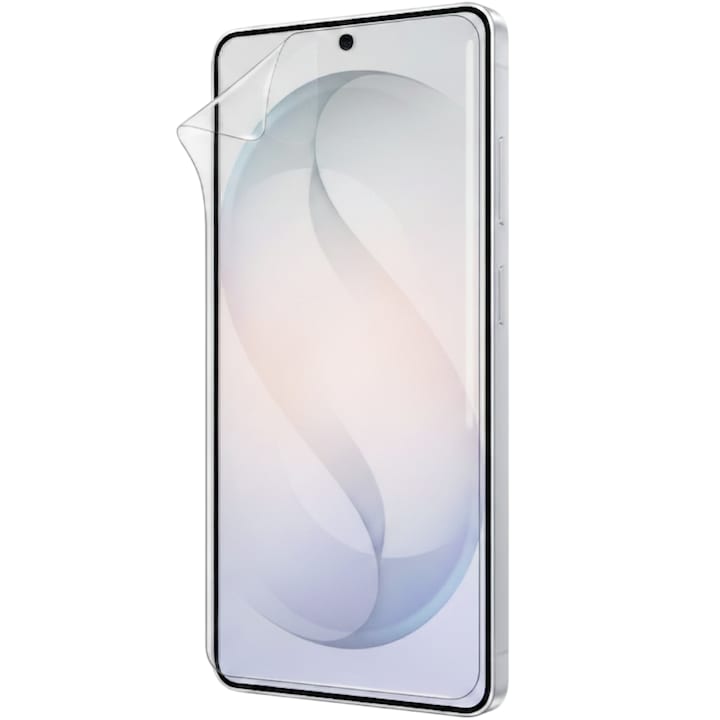 Folie Silicon Ecran pentru Samsung Galaxy A27 5G, Silicon Hydrogel Regenerabil, Flexible Hydro-Crystal, Protectie Completa, Full Glue, Instalare usoara, Set complet pentru Instalare