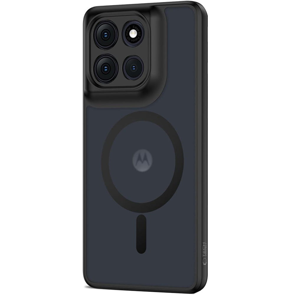 Husa Tech-Protect Magmat MagSafe pentru Motorola Moto G86 5G / G86 Power 5G, finisaj mat, compatibila MagSafe, neagra