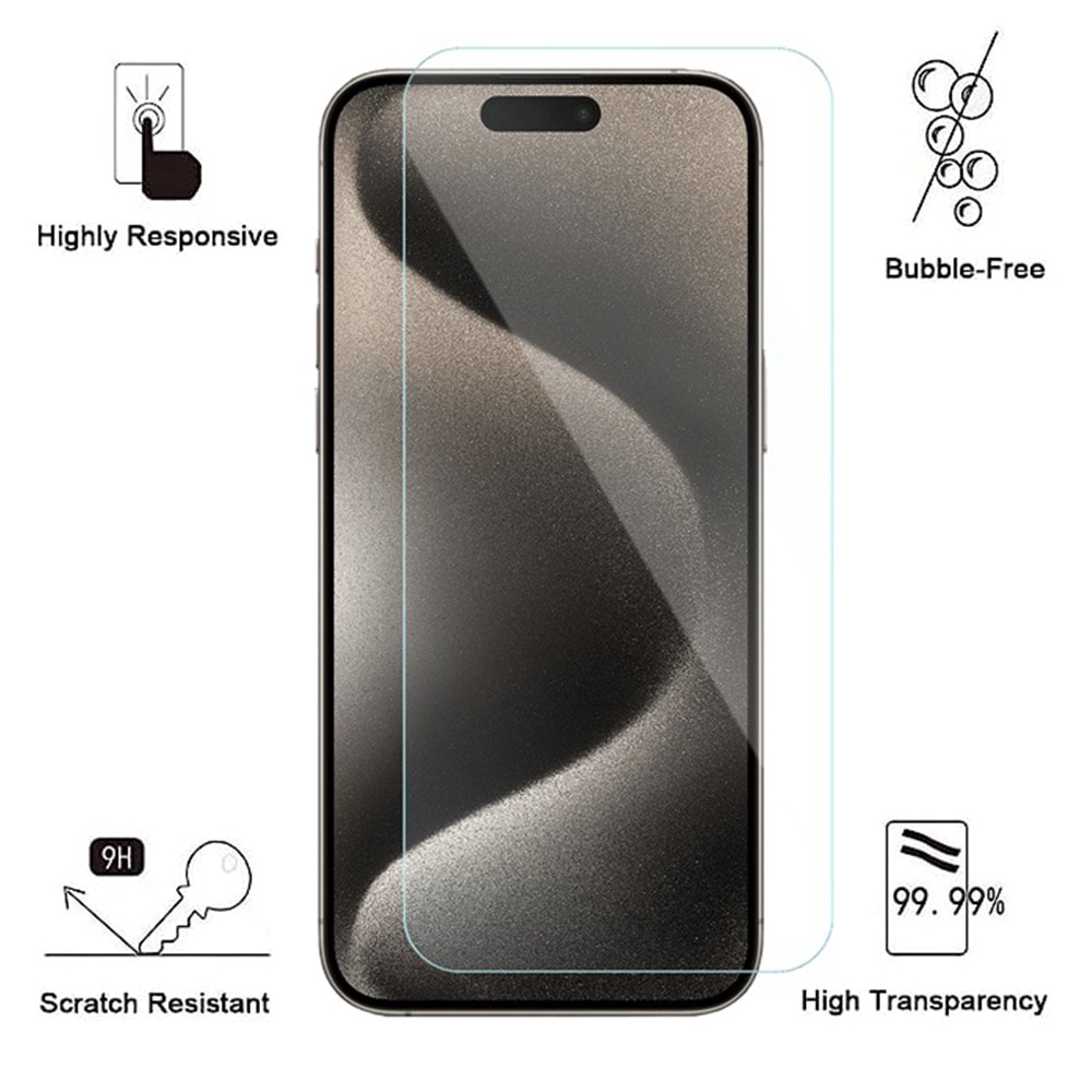 Folie de protectie compatibila cu Apple iPhone 16 Pro, 9H Cushion Glass, Complete Bonding, Case-Friendly, Clar
