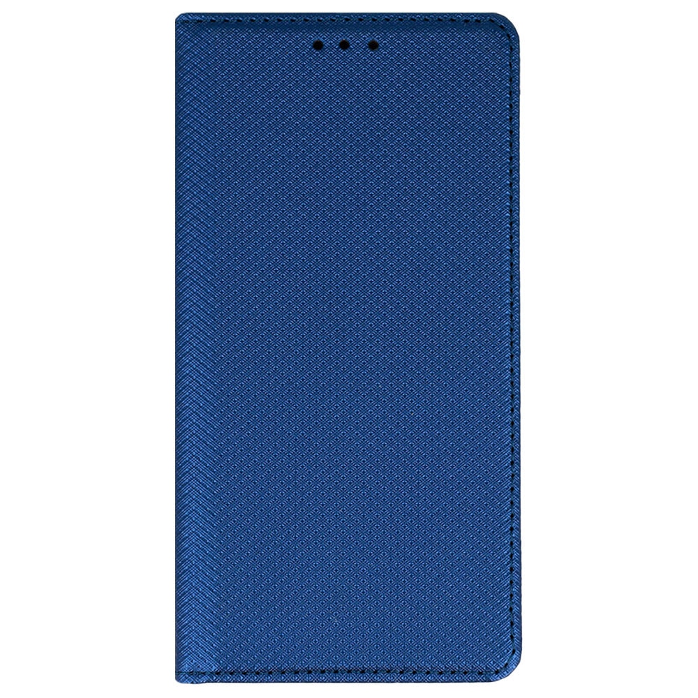 Husa pentru Motorola Edge 60 Fusion, PU Casual Book, Buzunar card, Inchidere magnetica, Functie stand / suport, Decupaj difuzor apeluri, Acoperire completa 360 de grade, Protectie fata-spate, Tip carte, Albastru