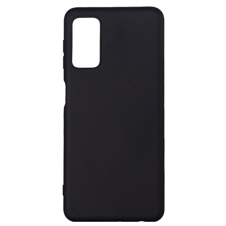 Husa de protectie Spacer pentru Samsung Galaxy M52 5G, material flexibil silicon si interior cu microfibra, Negru