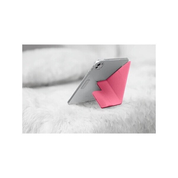 Husa tableta Laut Huex Folio, suport pentru Apple Pencil, roz, pentru iPad Air 11" M2 (2024)