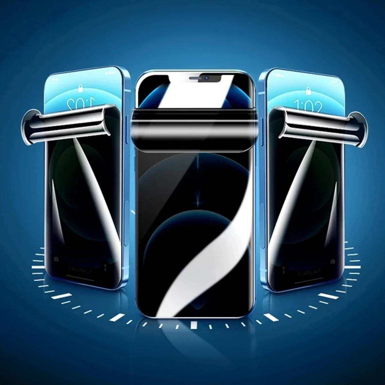 Folie de protectie Lemontti din silicon Privacy pentru Honor 200 Pro