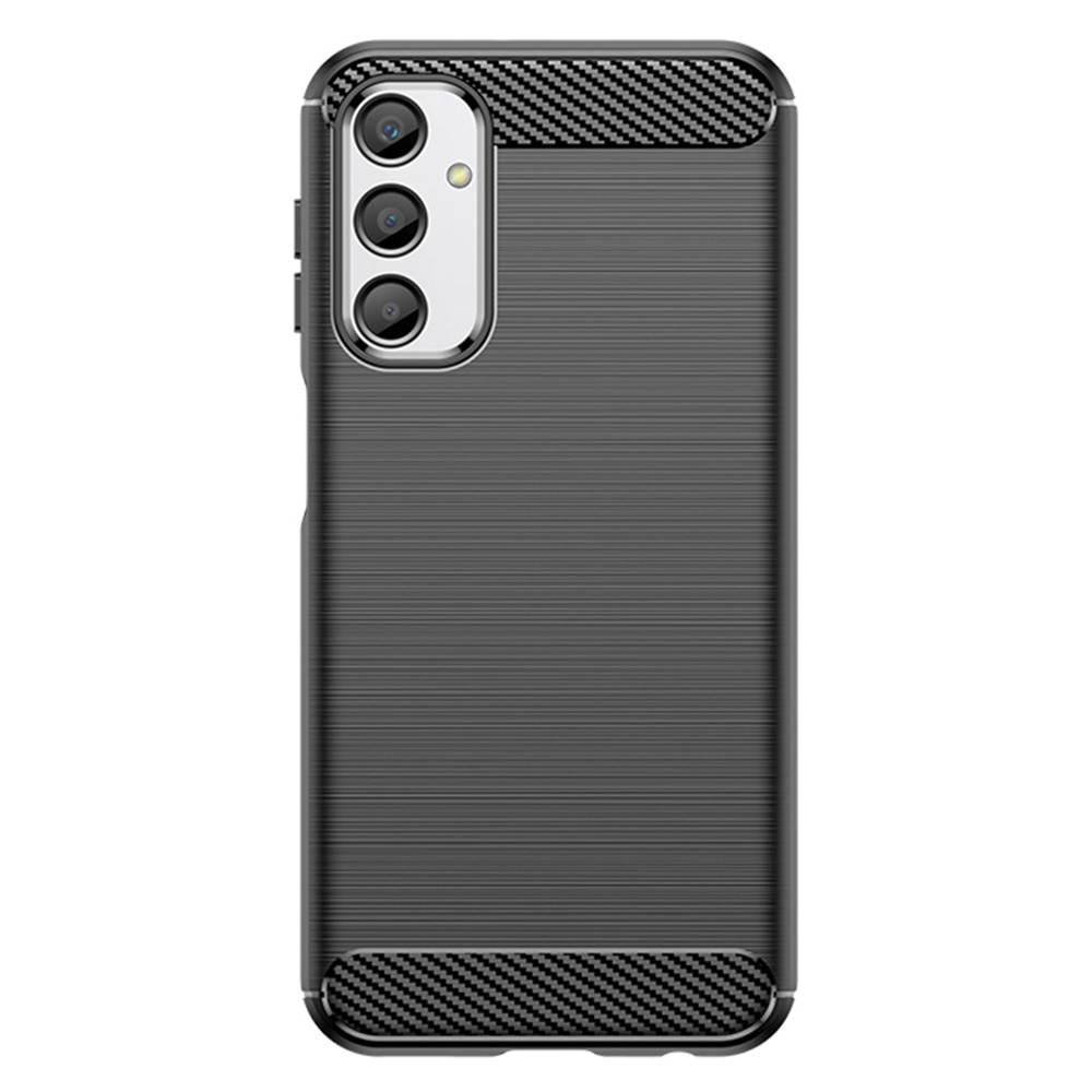 Husa pentru Samsung Galaxy A15 - Techsuit Carbon Silicone - Black