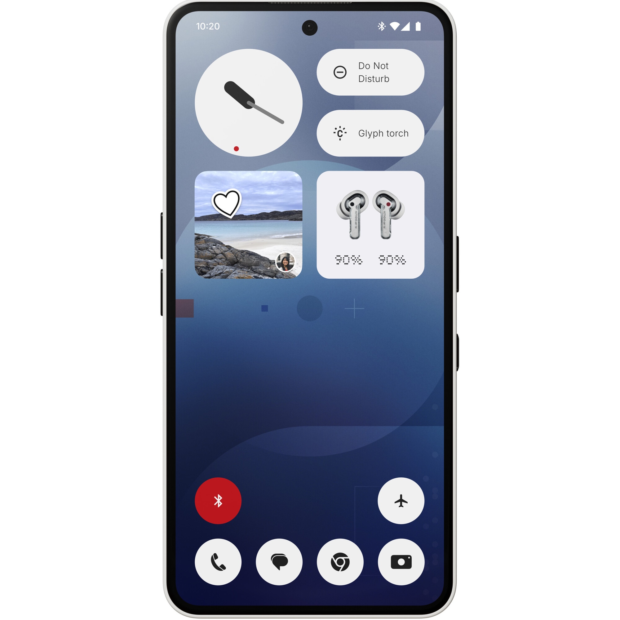 RESIGILAT: Telefon mobil Nothing Phone (3a), 128GB, 8GB RAM, 5G, White