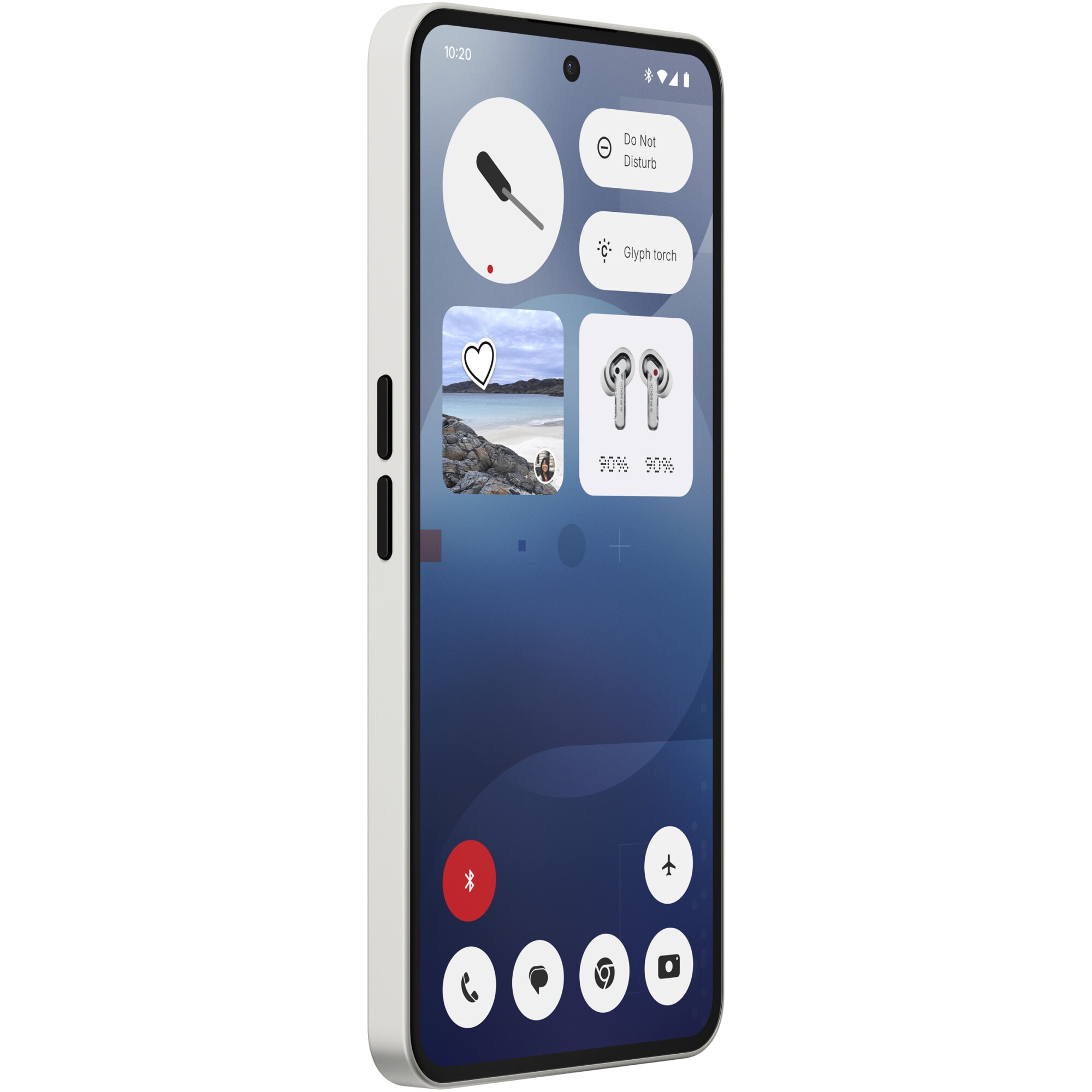 RESIGILAT: Telefon mobil Nothing Phone (3a), 128GB, 8GB RAM, 5G, White