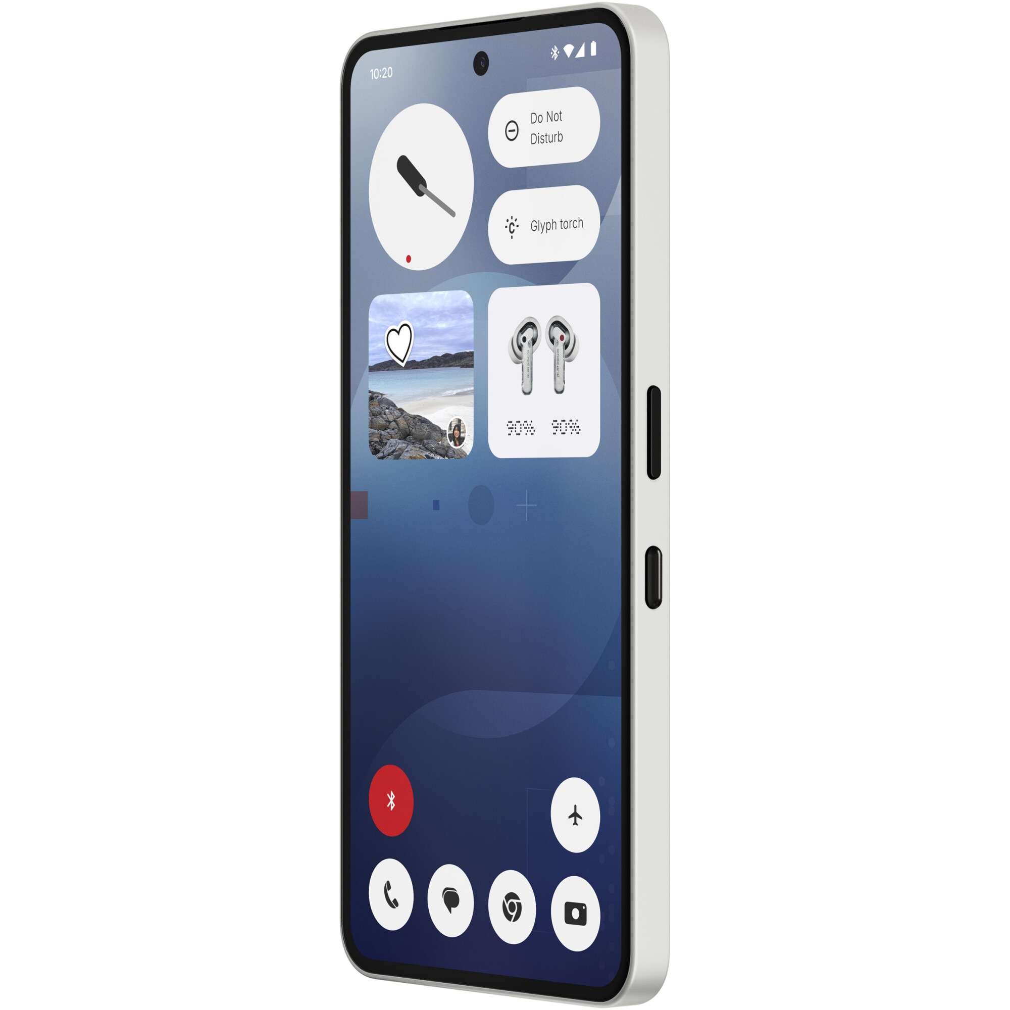 RESIGILAT: Telefon mobil Nothing Phone (3a), 128GB, 8GB RAM, 5G, White