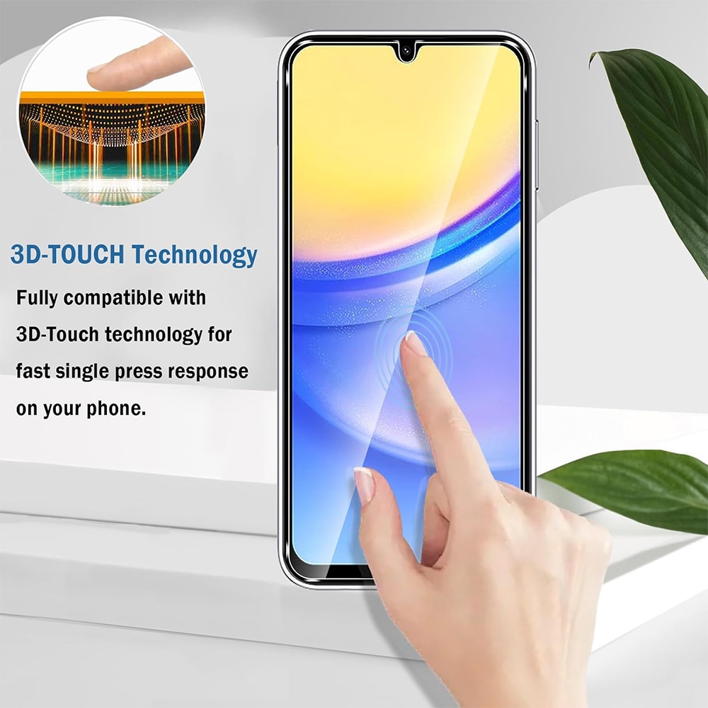 Set Folie Sticla Securizata 2.5D, Optically Clear Glass, Industry High 9H+, si Husa Buffer din Silicon cu Microfibra pentru Samsung Galaxy A55, OPTIM SOLUTION, Military-Grade Resistance, Silky Smooth, Anti-amprente, Flexible TPU, Ergonomic Design, Mov