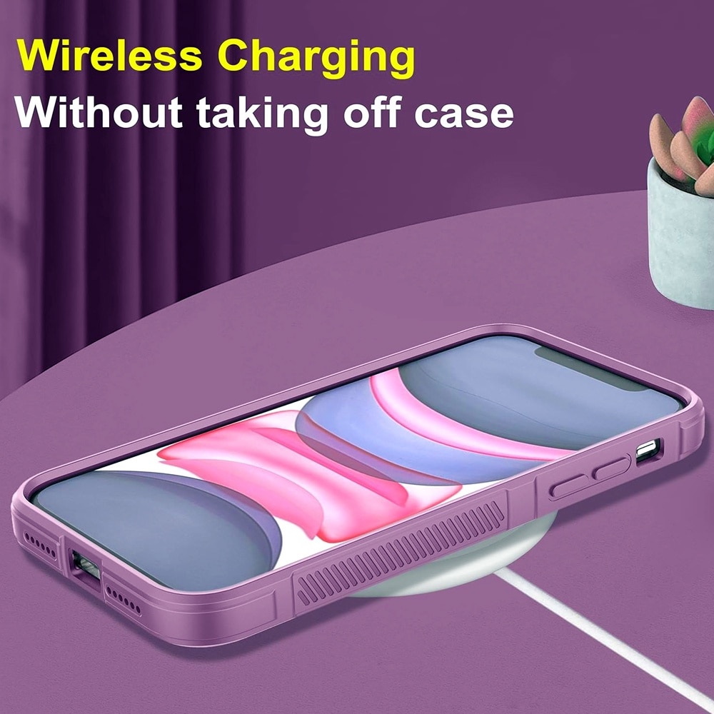 Set Folie Sticla Securizata 2.5D, Optically Clear Glass, Industry High 9H+, si Husa Buffer din Silicon cu Microfibra pentru Samsung Galaxy A55, OPTIM SOLUTION, Military-Grade Resistance, Silky Smooth, Anti-amprente, Flexible TPU, Ergonomic Design, Mov