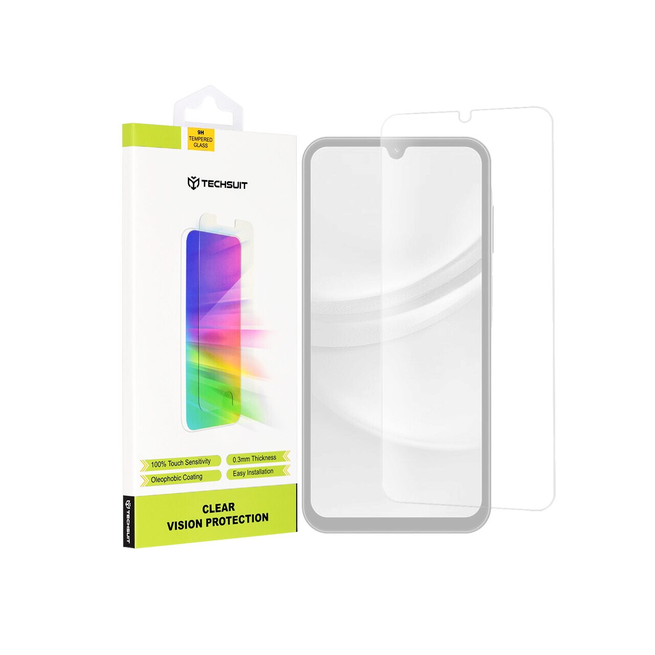 Folie pentru Samsung Galaxy A15 - Techsuit Clear Vision Glass - Transparent