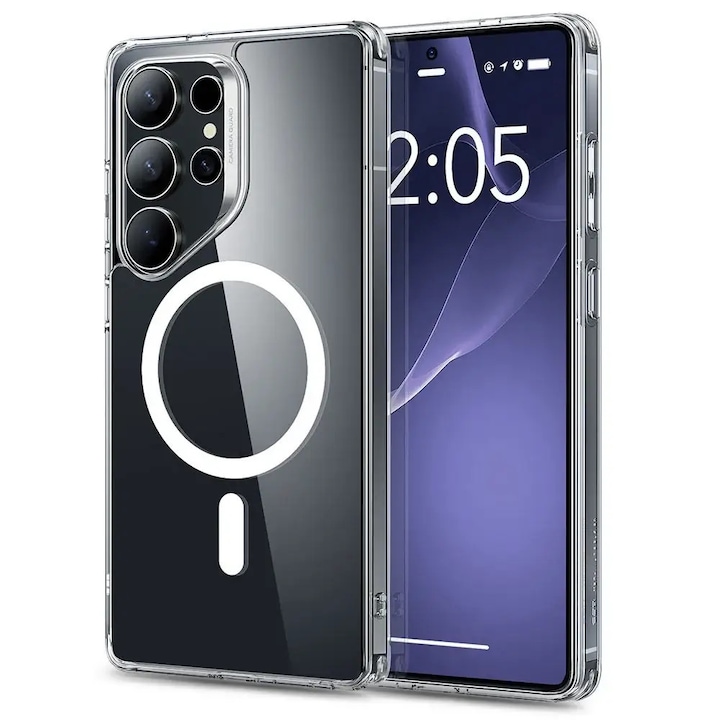 Husa pentru Samsung Galaxy S25 Ultra - ESR Classic Hybrid HaloLock - Clear
