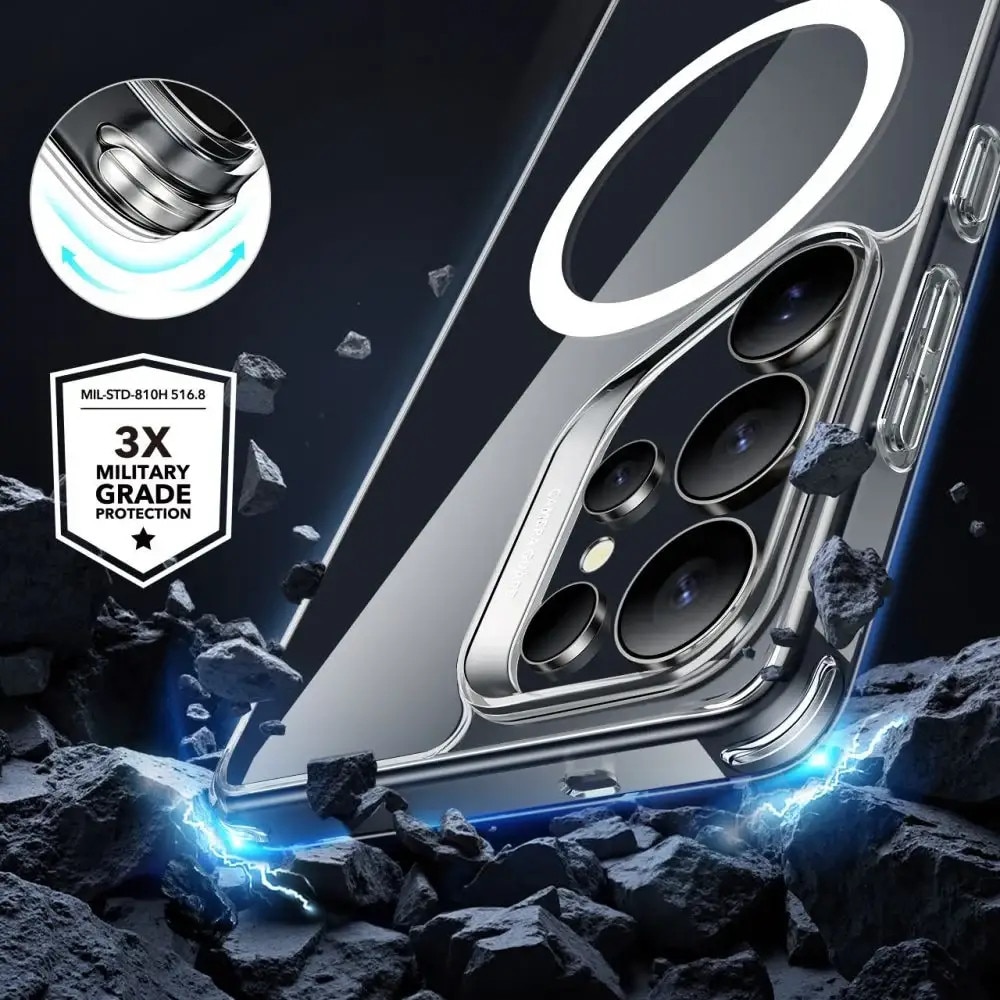 Husa pentru Samsung Galaxy S25 Ultra - ESR Classic Hybrid HaloLock - Clear