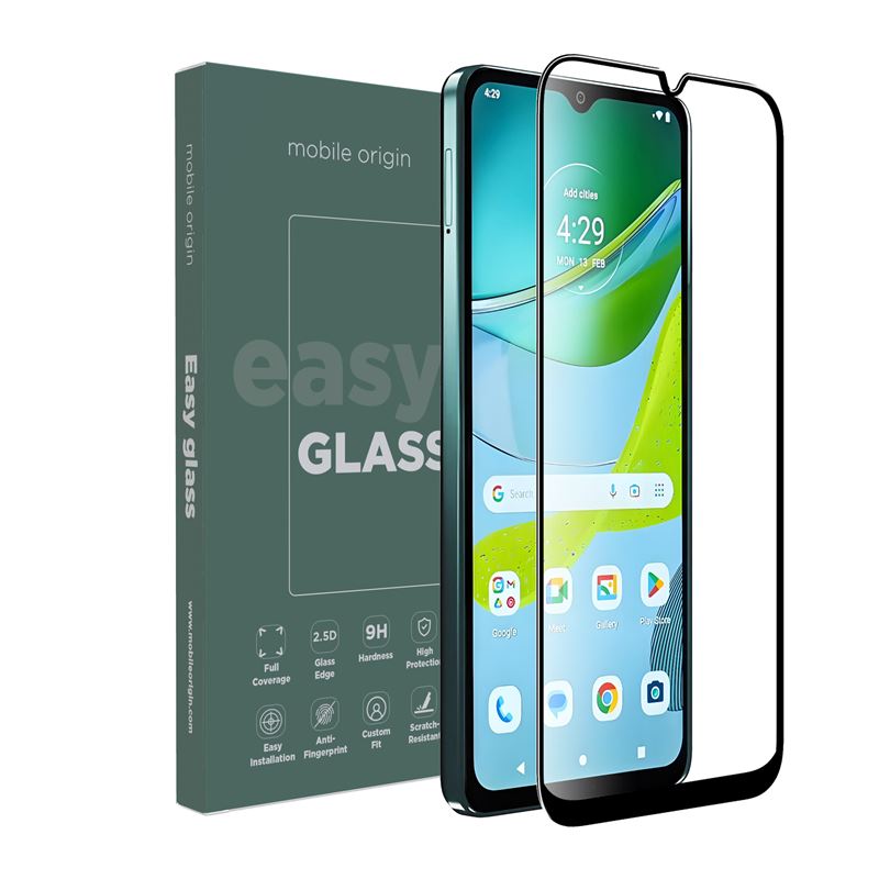 Folie sticla Mobile Origin EasyGlass compatibila cu Motorola Moto E13 Black