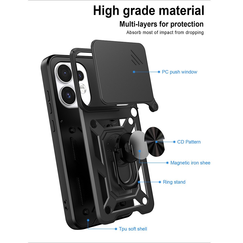 Techsuit - CamShield Series - Oppo Reno16 / Reno16 Pro - Black