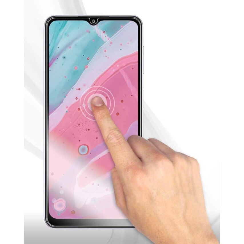Folie de protectie ecran din silicon, TPU, Perfect fit, compatibila cu Samsung Galaxy A32 5G, acopera tot ecranul, transparenta, ISAG