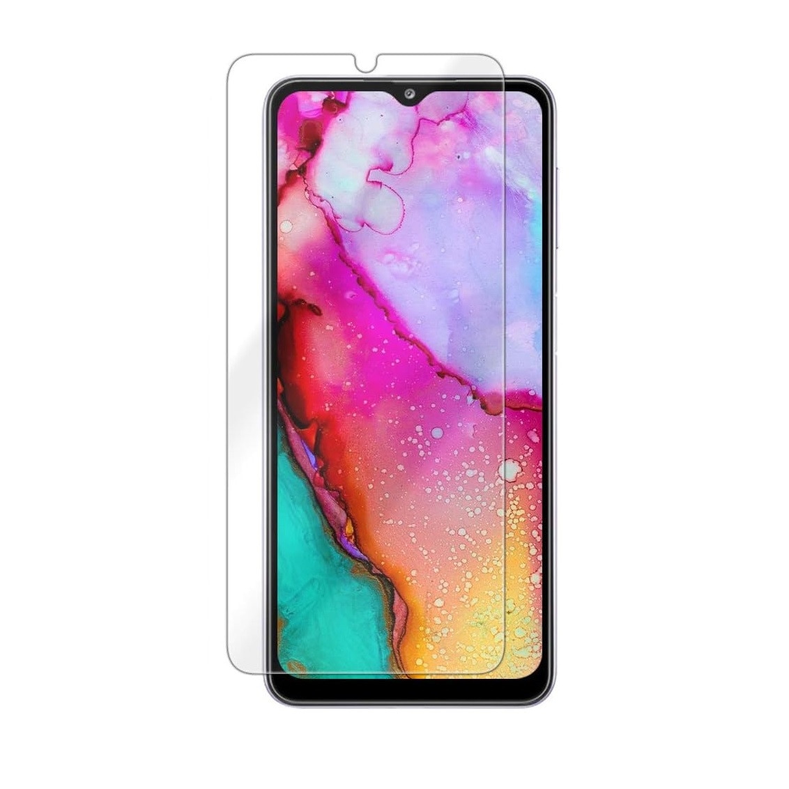 Folie de protectie ecran din silicon, TPU, Perfect fit, compatibila cu Samsung Galaxy A32 5G, acopera tot ecranul, transparenta, ISAG