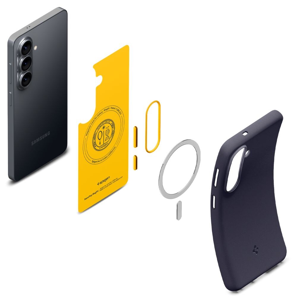 Carcasa Spigen Nano Pop cu MagSafe compatibila cu Samsung Galaxy S26, Bluebery Navy