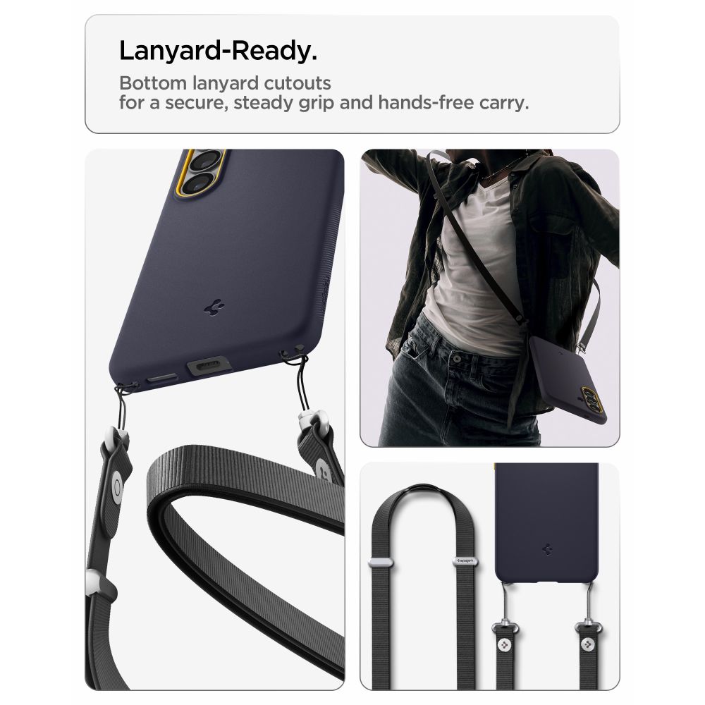 Carcasa Spigen Nano Pop cu MagSafe compatibila cu Samsung Galaxy S26, Bluebery Navy
