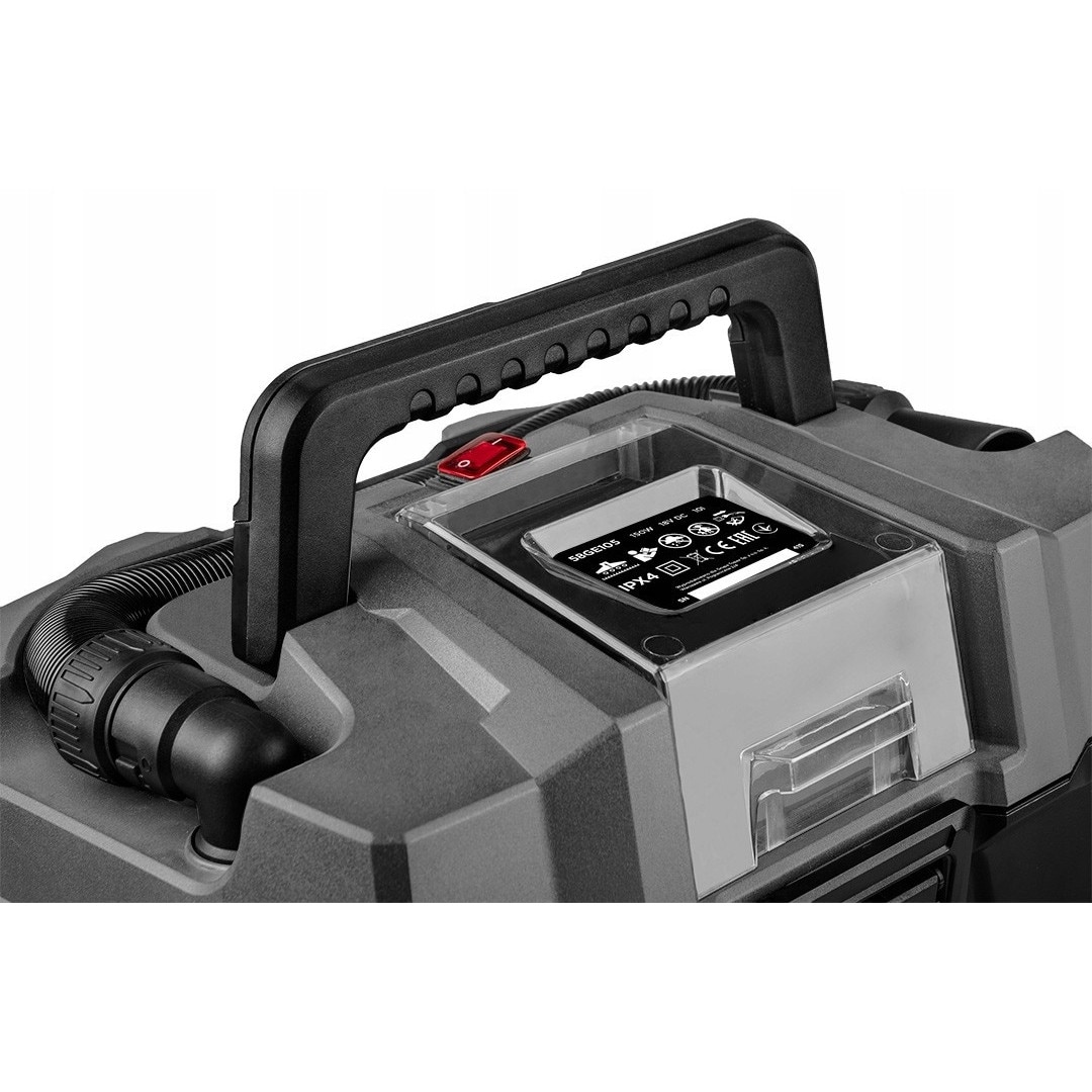 Aspirator de atelier, 18V, 10L, Graphite, filtru HEPA, 2 m furtun