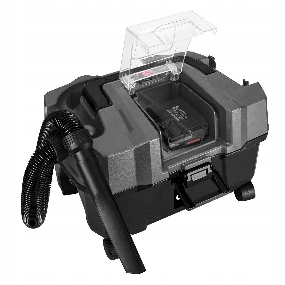 Aspirator de atelier, 18V, 10L, Graphite, filtru HEPA, 2 m furtun