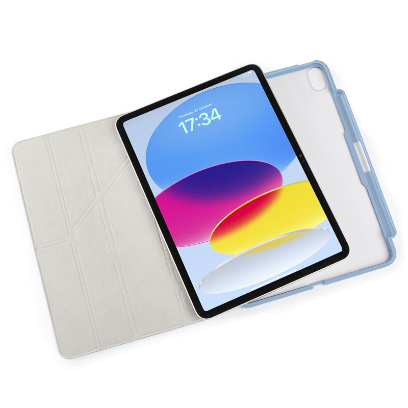 Husa tableta Pipetto Origami No3 compatibila cu iPad 10.9 inch 2022, Light Blue