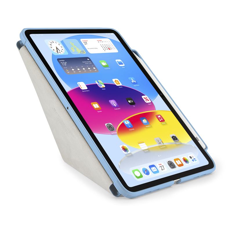 Husa tableta Pipetto Origami No3 compatibila cu iPad 10.9 inch 2022, Light Blue