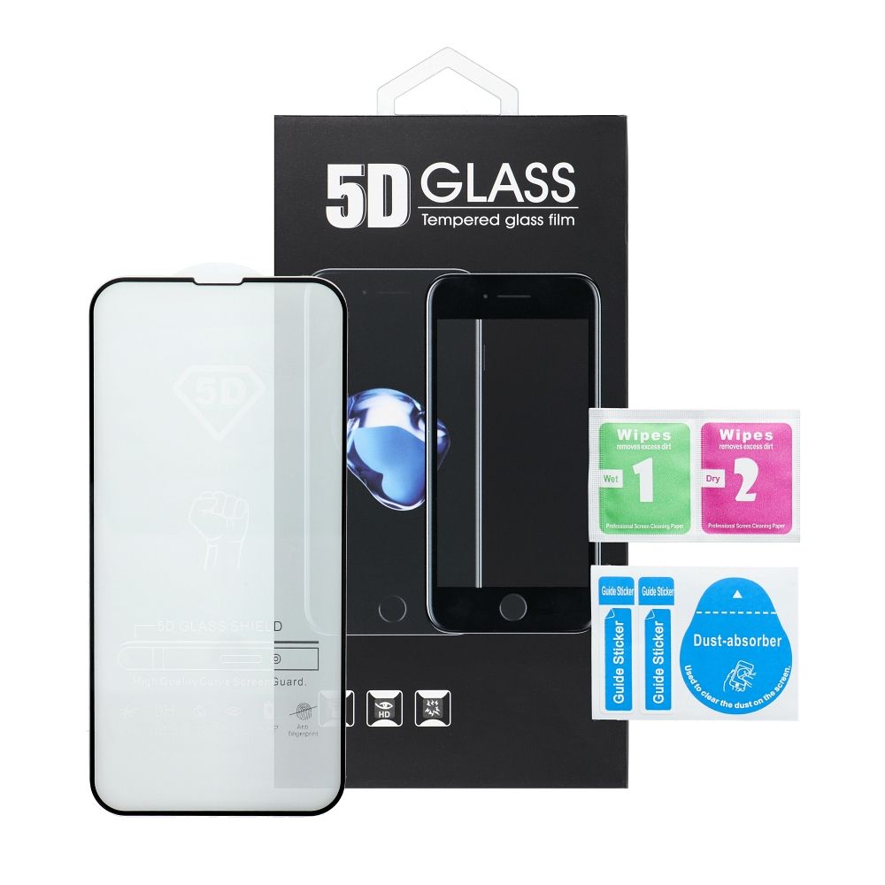Folie sticla securizata 5D Full Glue pentru iPhone 14 Pro