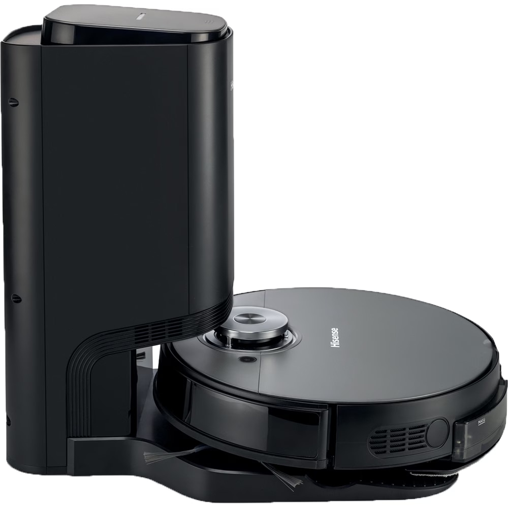 Aspirator robot HISENSE, 0.5l, 14.4V, autonomie max 150 min, functie mop, negru
