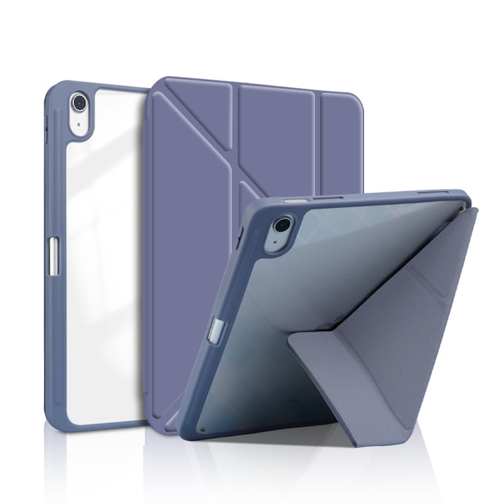 Husă de protecție pentru iPad Pro 11, ORBER, rigidă, violet, suport reglabil 10x70