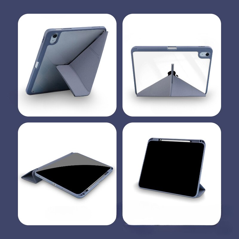 Husă de protecție pentru iPad Pro 11, ORBER, rigidă, violet, suport reglabil 10x70